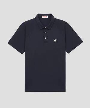 NEW BOAST men's performance raglan polo in navy